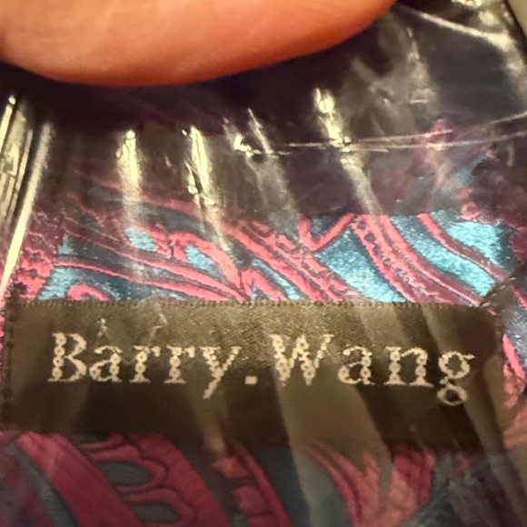 Men's Paisley Dress Shirt - Purple and Blue - Picture 2 of 5